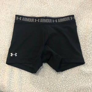 Under Armour heatgear compression shorts black
